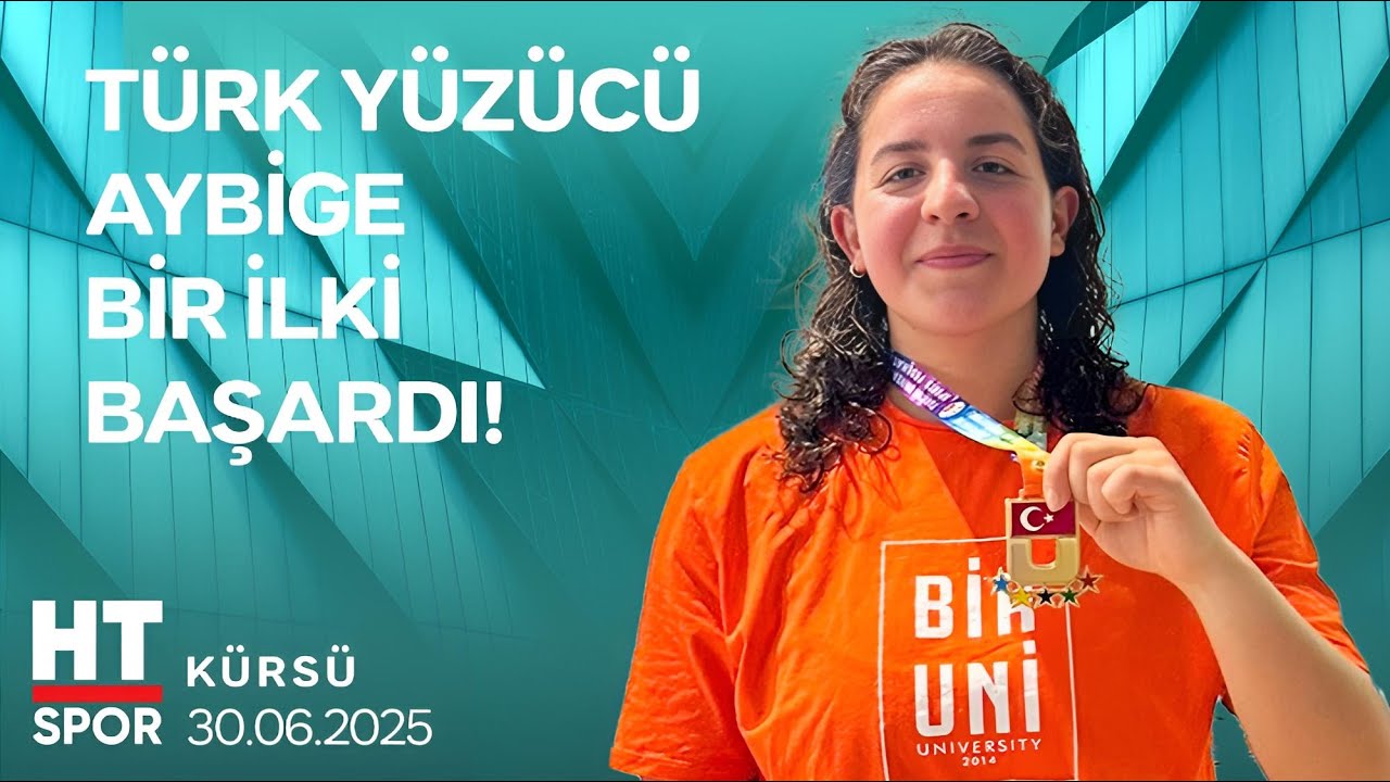 Aybige, Açık Su Yüzme Maratonu'nu Bitiren İlk Türk Kadın Oldu I Kürsü - 30 Haziran 2025