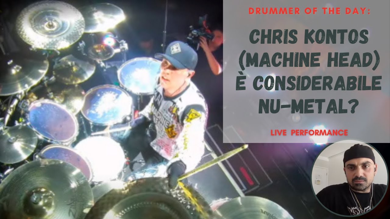 CHRIS KONTOS - batterista - groove e stile che hanno fatto la storia dei MACHINE HEAD