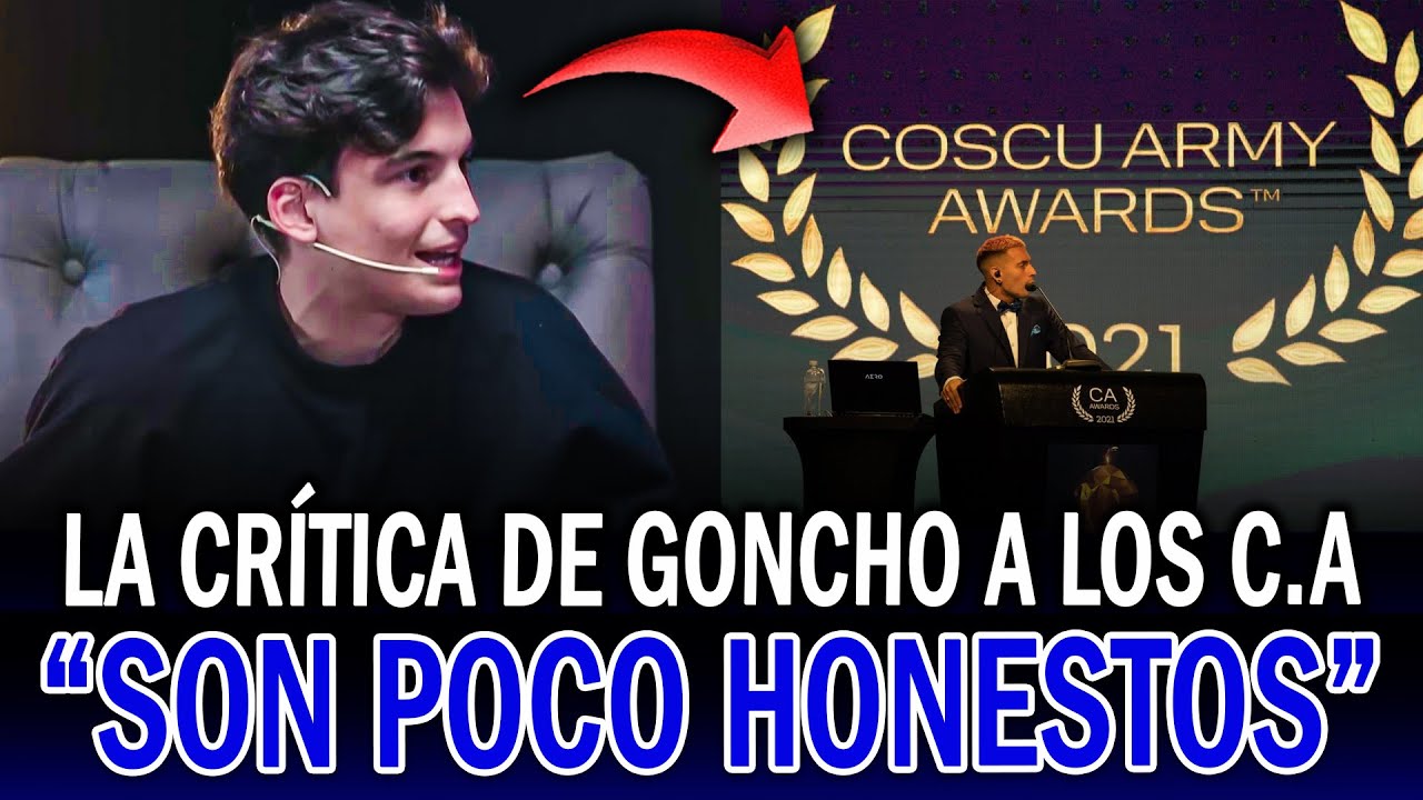 La CRÍTICA de GONCHO a los COSCU ARMY AWARDS: 