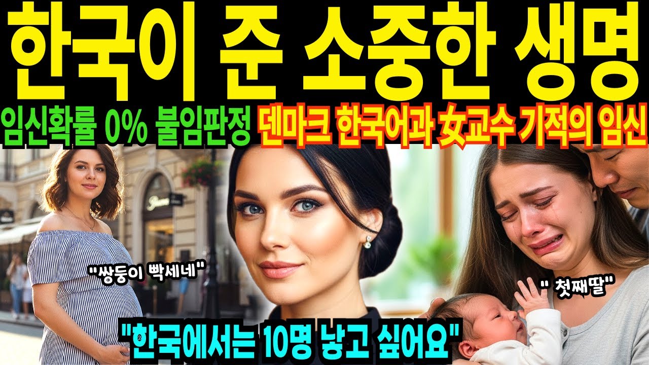 불임판전 덴마크 한국어과 천재 여교수 한국에서 한번에 기적의 임신 의사도 놀란 그 진짜 비밀 [해외감동사연]
