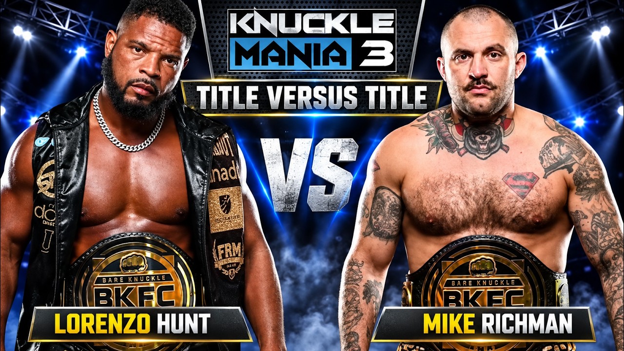 Lorenzo Hunt vs Mike Richman | Undisputed BKFC World Title | Bare-Knuckle