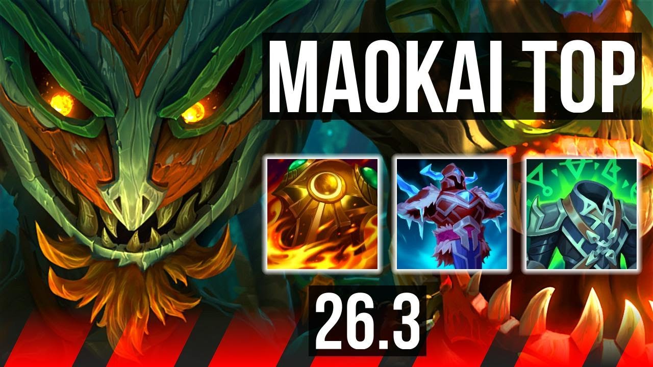 MAOKAI vs ZAAHEN (TOP) | 26K damage | EUW Challenger | 26.3
