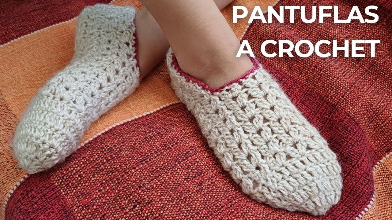 Cómo tejer pantuflas a crochet paso a paso – Adaptables a cualquier talle