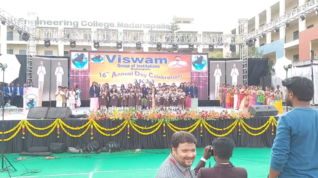 Annual Day Celebrations (2k23)in Viswam College || Part-1|| 01-04-2023 || #annualday #celebration 🎉