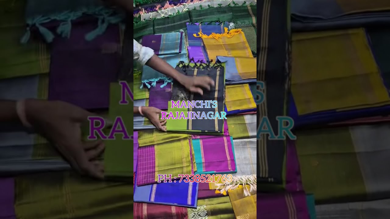 5000 to 6000 Price Range Handloom Sarees |Direct from Weavers |Manchi’s Silks |Rajajinagar