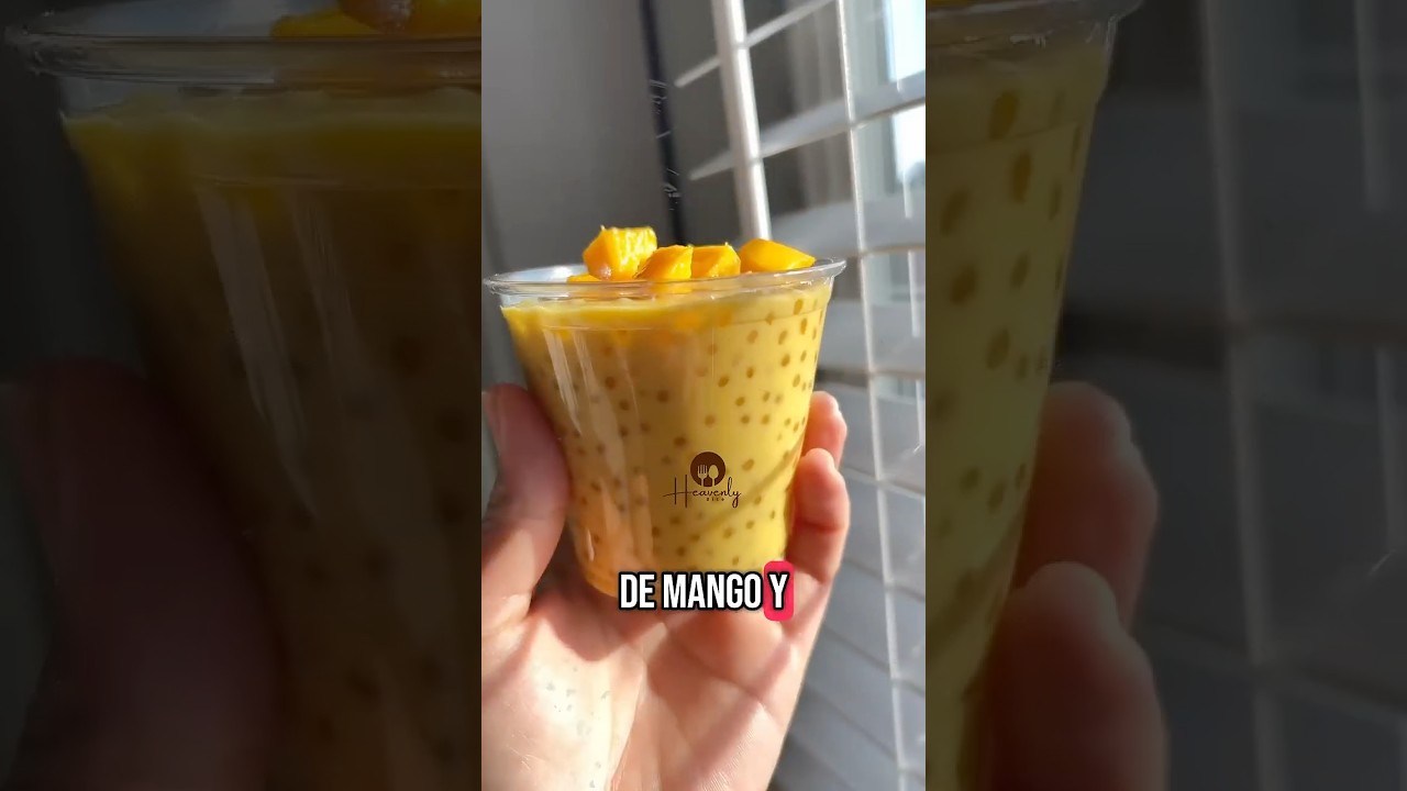C&oacute;mo hacer postre con #tapioca y #mango #recetasfaciles #ideasdenegocio #postresenvaso