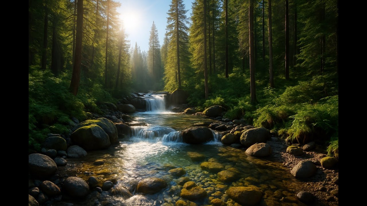 Fall Asleep Fast with Gentle Water Echoes for Study - 12 Hours Ultra HD