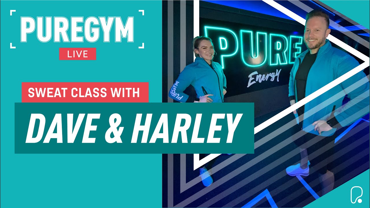PureGym Live | 30 Minute SWEAT Class with Dave and Harley