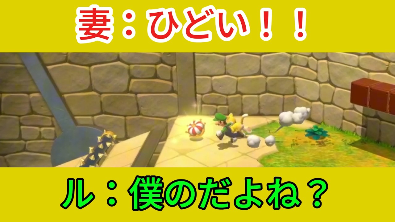 マリオ＆ルイージは仲がいいのか悪いのか【スーパーマリオ3Dワールド】夫婦ゲーム実況#14