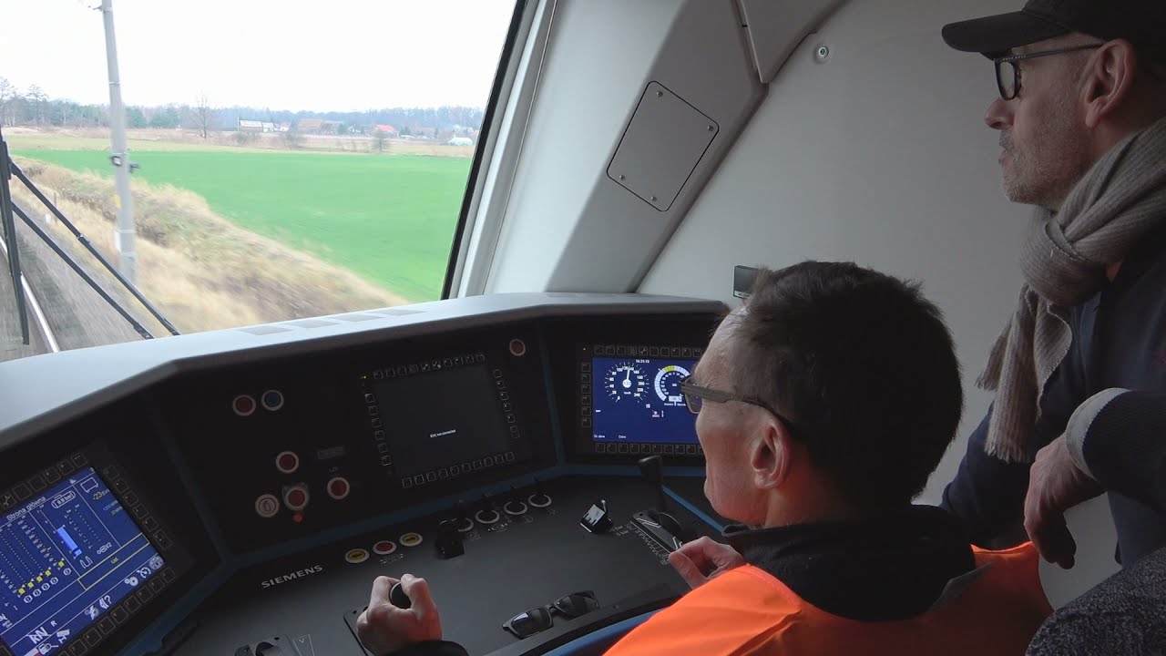 [Cab View] - Siemens Vectron na torze testowym w Żmigrodzie