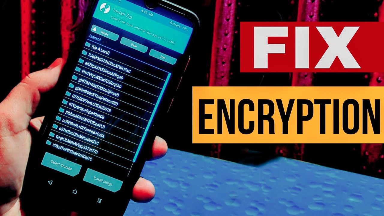 Исправление шифрования в пользовательском рекавери || Прошивки Android 12