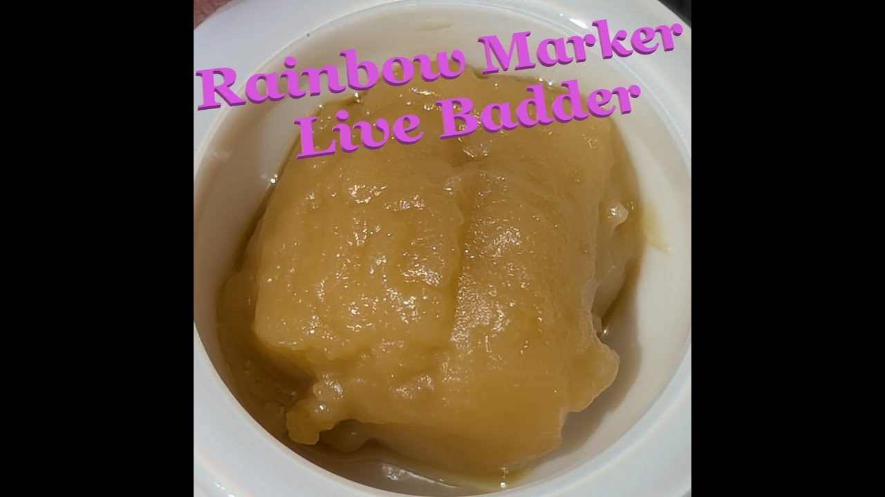 Vibe - Rainbow Marker Live Resin Badder *LIVE* Review - 