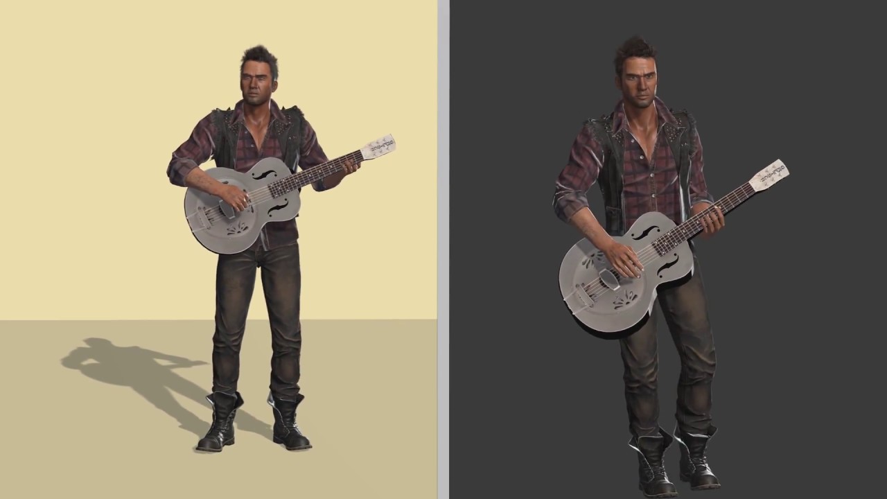 iClone 7 Holding Musical Instruments - Two Handed Props