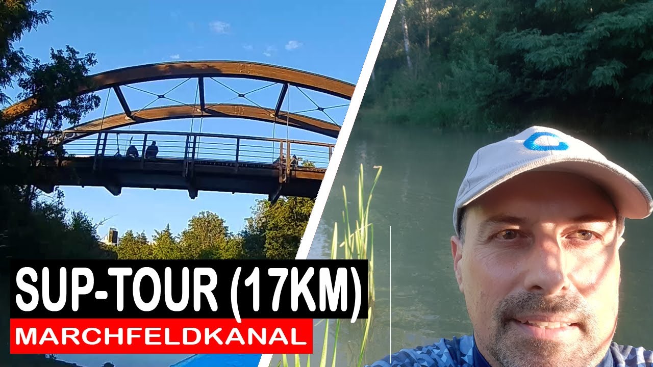 17km SUP-Tour Marchfeldkanal (Wien-NÖ)
