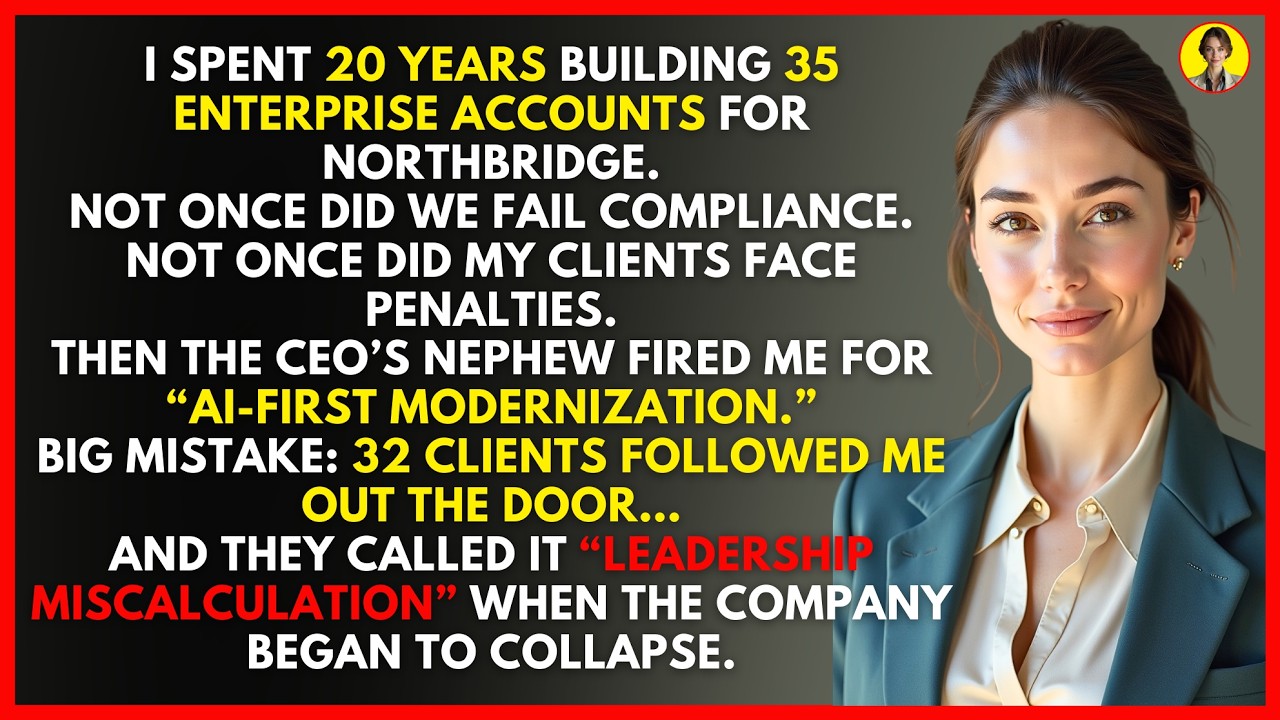 I Got Fired by the CEO's nephew —So 32 Clients Followed Me.