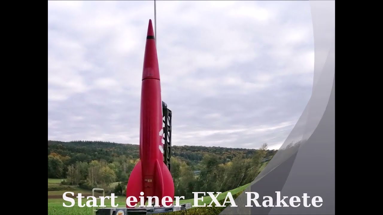Start einer EXA Rakete