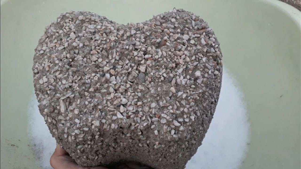 White grainy Crunchy apples crumbling in foamy water || ASMR|| super smoky and soft crumbling