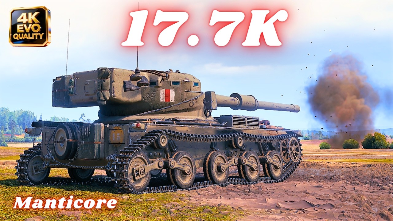 Manticore  17.7K Spot + Damage & Manticore 17.7K Spot + Damage  World of Tanks #wot