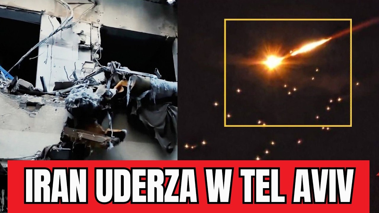 TEL AWIW W OGNIU! Irańskie bomby kasetowe spadają na miasto