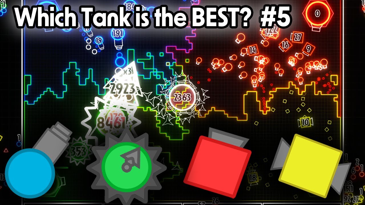 Tank Showdown Tournament - Part 5 | Diep.io-Style Territory War [Marble Race in Unity] #22
