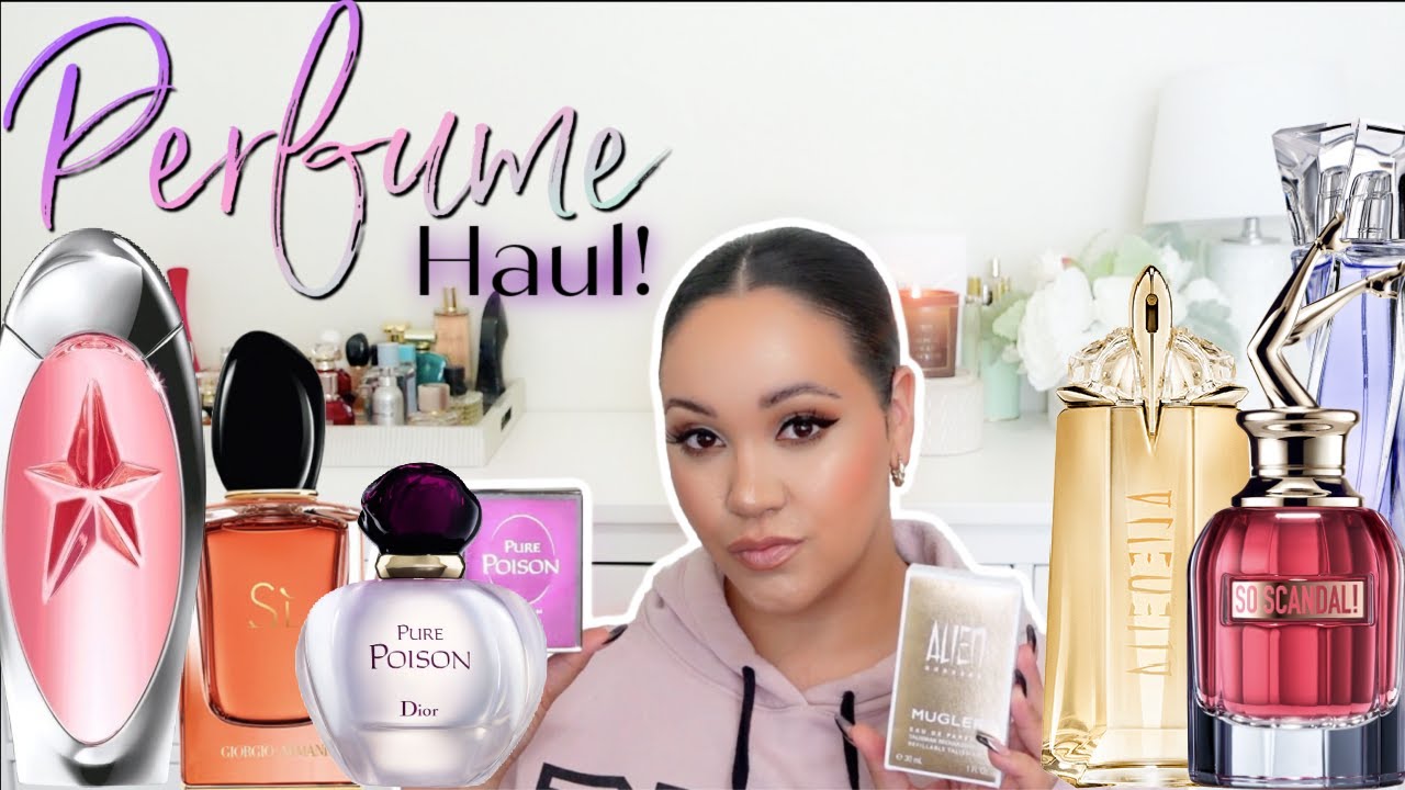 PEFUME HAUL 2022! FRAGRANCE HAUL | MUGLER, JEAN PAUL GAULTIER, LANCOME, & MORE!
