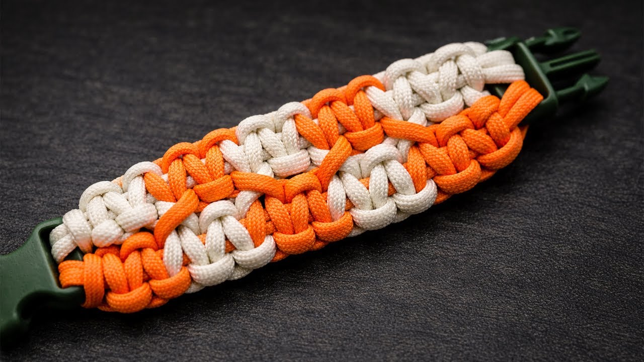 Checkered Paracord Bracelet｜チェック柄パラコードブレスレット