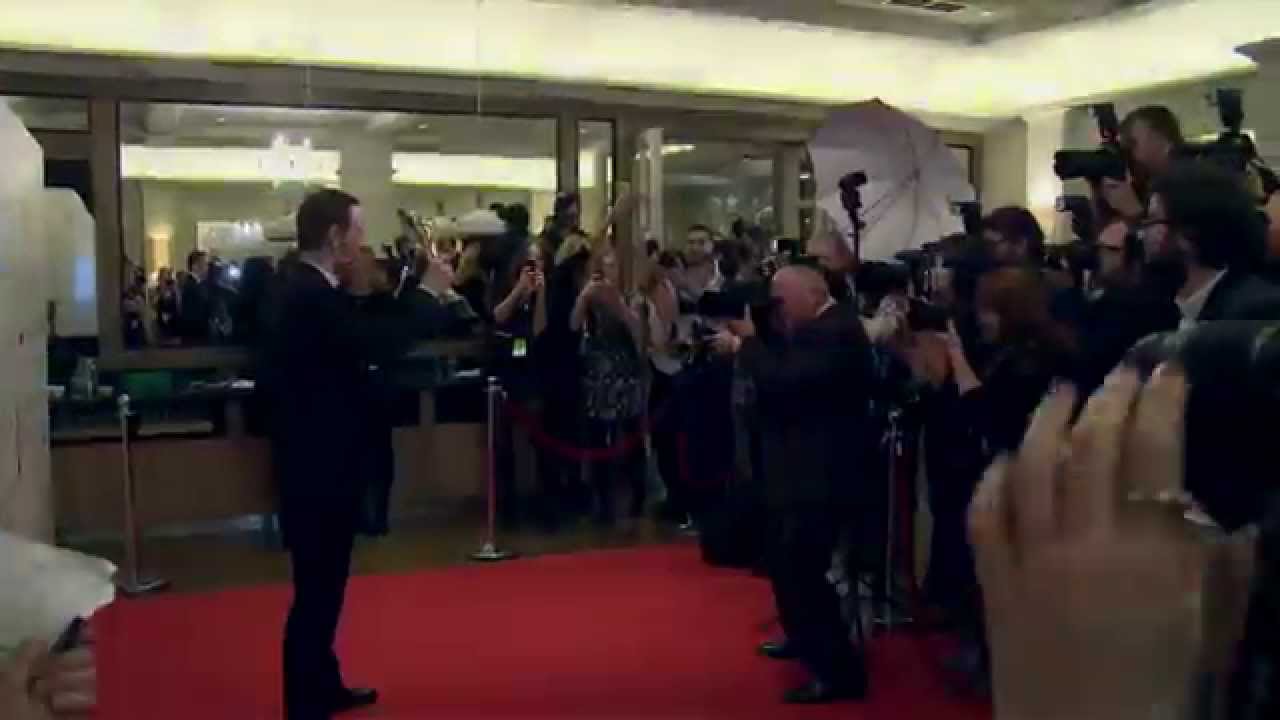 Michael Fassbender Entertains the Press at the IFTAs 2014