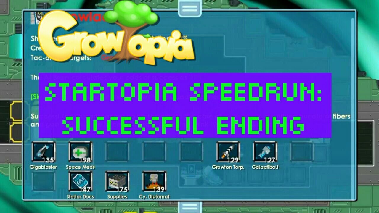 StarTopia Speedrun: Successful Ending! | Growtopia