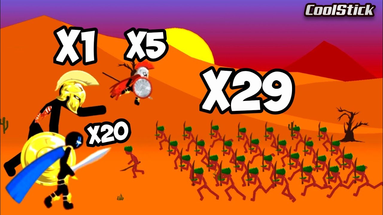 All Stick Of Unit Vs Green Leaf Swordwraths Unit | Stickman Fight Tournament | Stick War Legacy