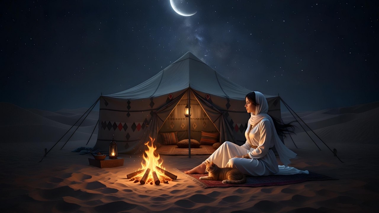 Oud Under the Stars – Calm & Soothing Instrumental Arabic Music