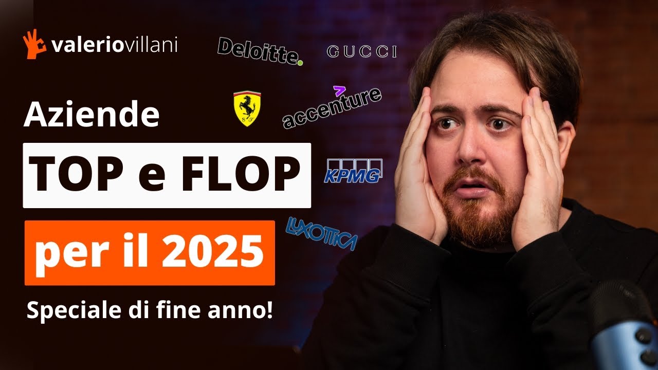 Aziende TOP e FLOP per il 2025 - MERDLIST e TOPLIST (s&igrave; forse c'&egrave; anche la tua azienda preferita)