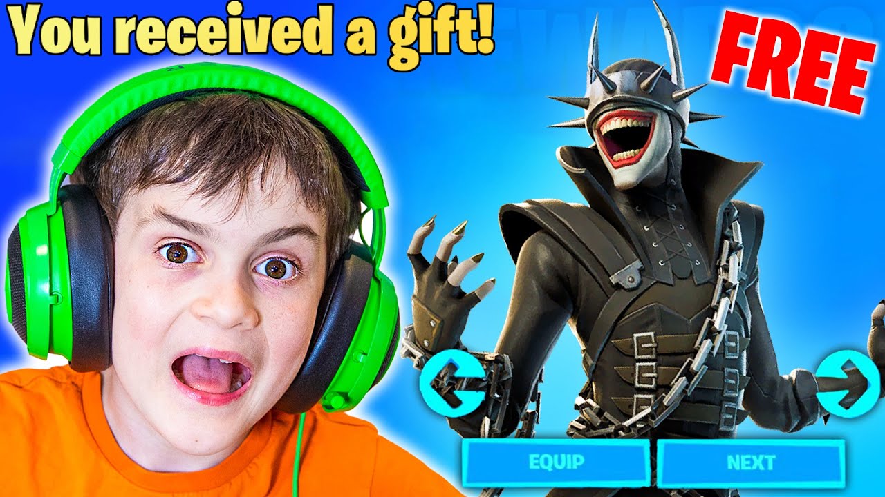 ПОДАРОК ​​для младшего брата *НОВИНКА*! Набор «Бэтмен, который смеется» в Fortnite!