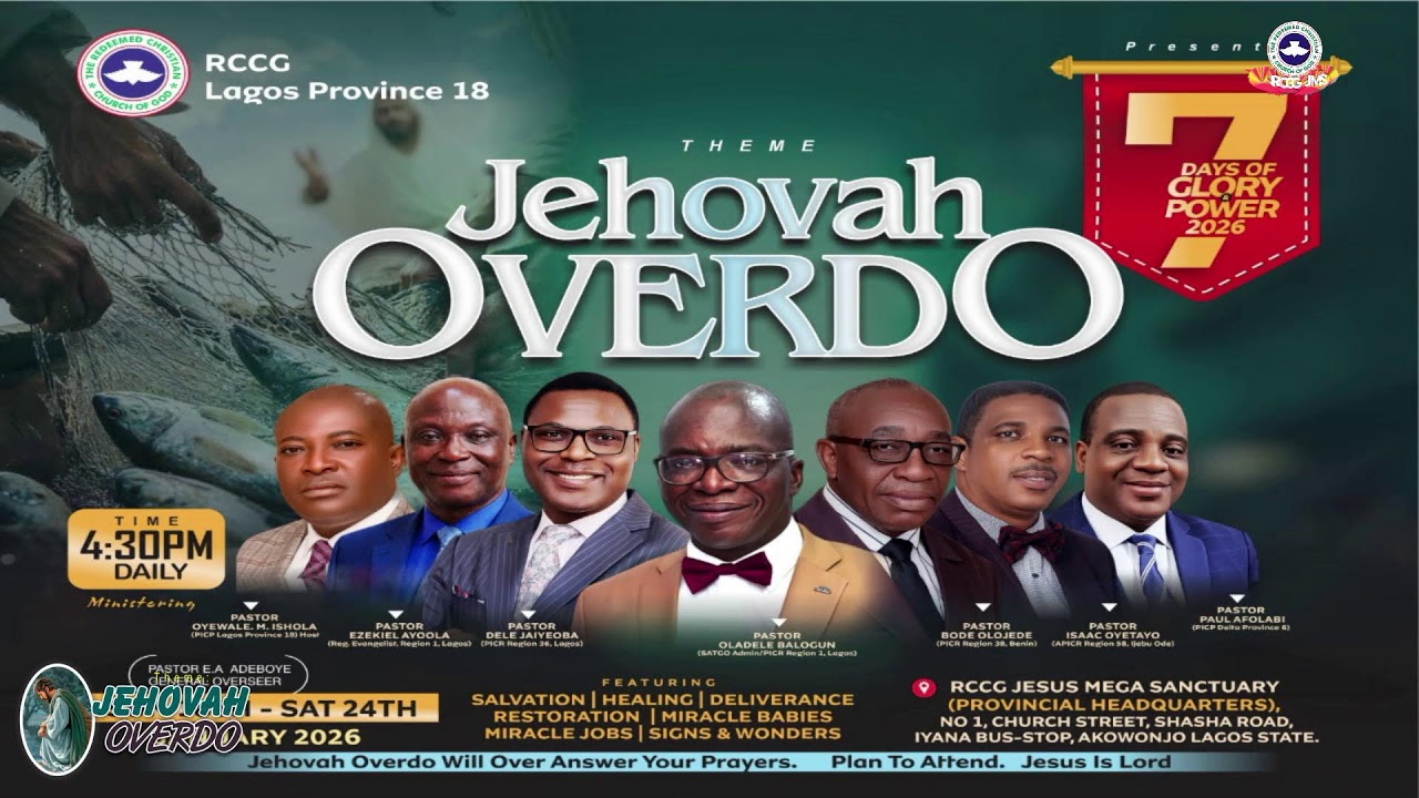 JEHOVAH OVERDO (DAY 1)