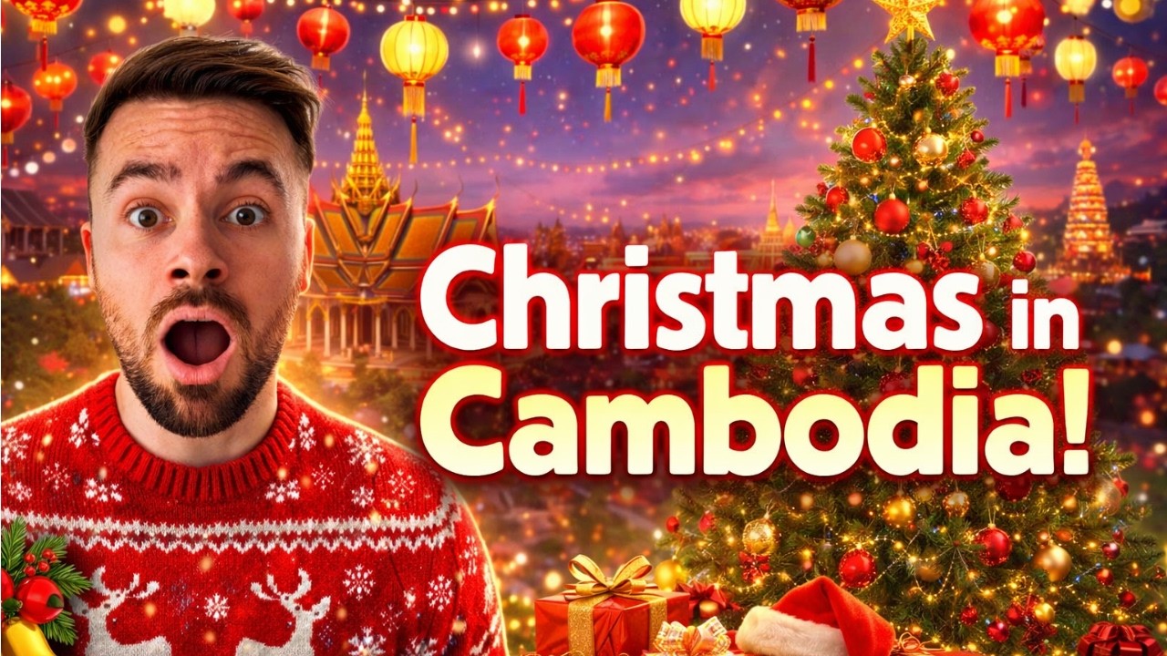 Christmas in Phnom Penh... Shopping and Decorating!