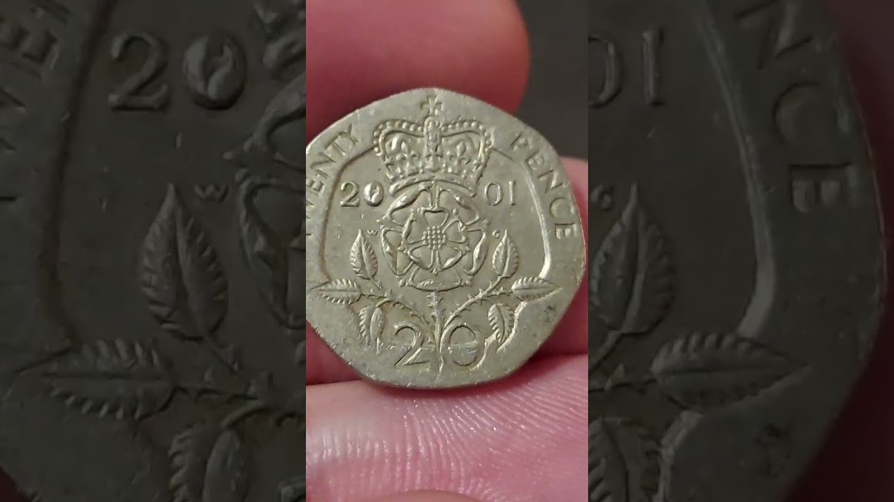 UK 2001 20 pence coin - COIN OF THE DAY EP371 #shorts