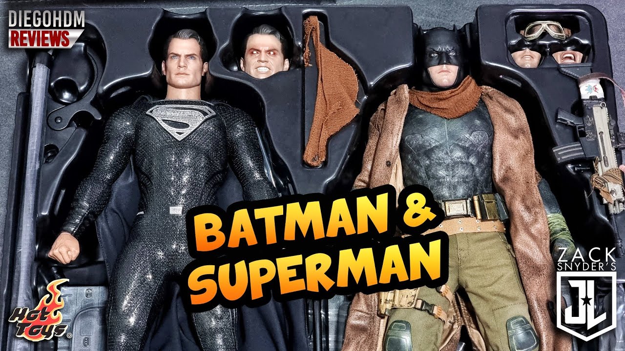 Hot Toys SUPERMAN e BATMAN KNIGHTMARE Snyder Cut Justice League Unboxing e Review / DiegoHDM