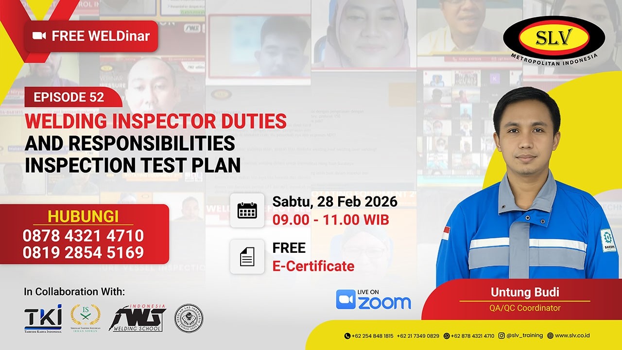 Welding Inspector Duties And Responsibilities Inspection Test Plan