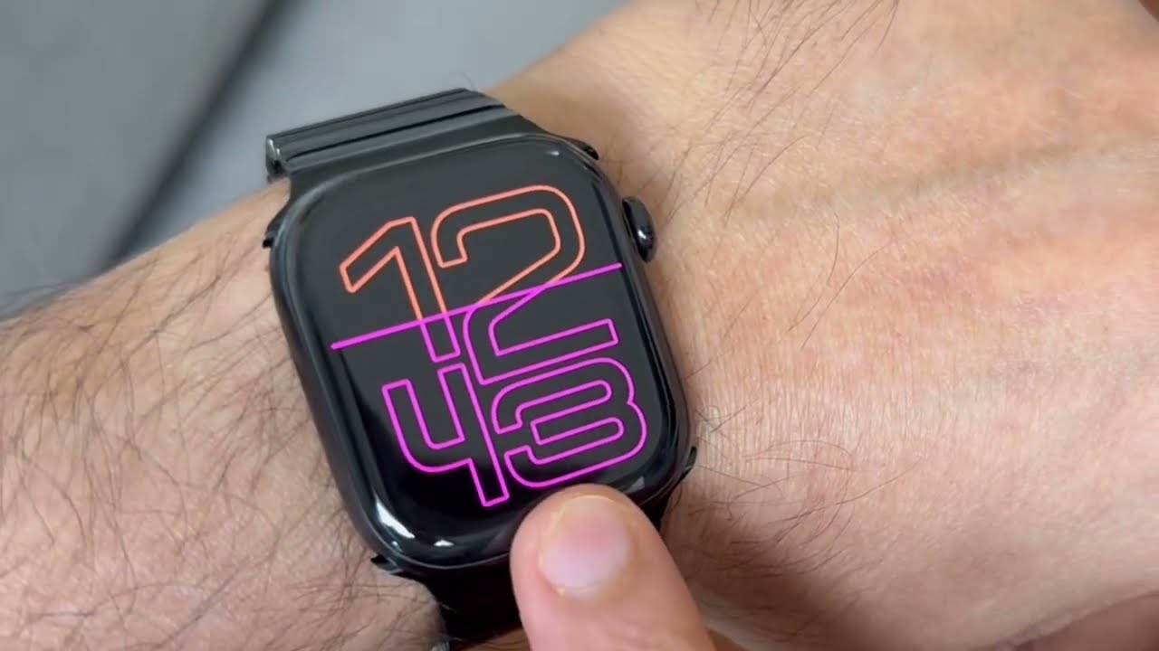 Unboxing Apple Watch 10 slate Titanium 42mm with Apple link bracelet space black 