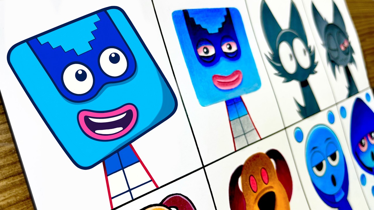 Drawing Incredibox Sprunki OC: Normal VS Horror / NEW My Sprunki OC Phase /Fifteen, Lula