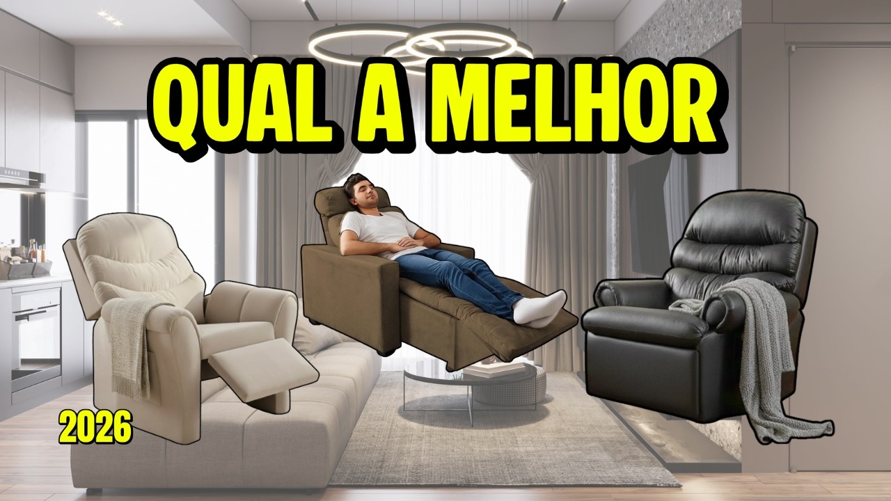 Top 8 Poltronas do Papai Mais Confortáveis para Descansar em 2026 I Conforto que Vale a Pena!