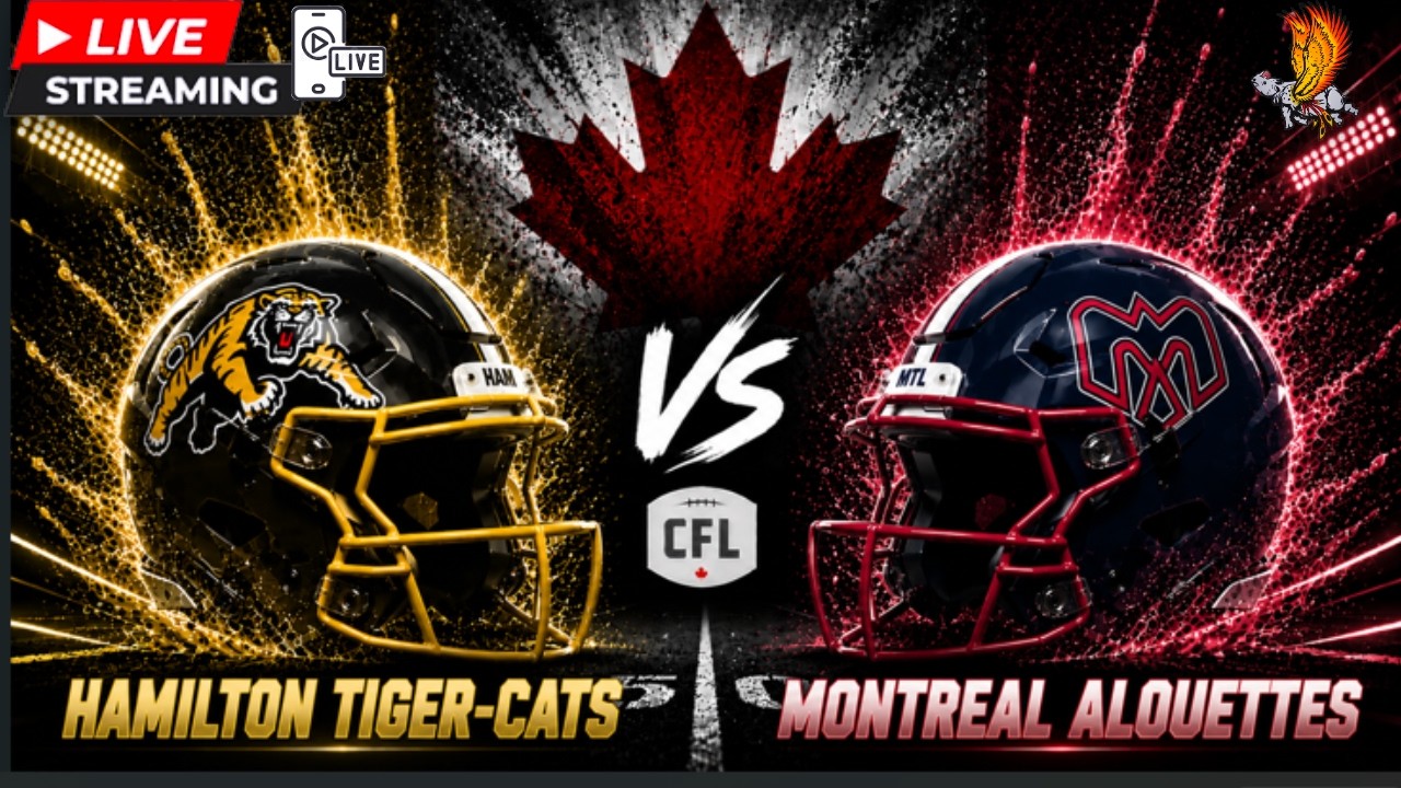 Hamilton Tigercats vs Montreal Alouettes: CFL (Vertical) Live Week 8 Watch Party and Play by Play