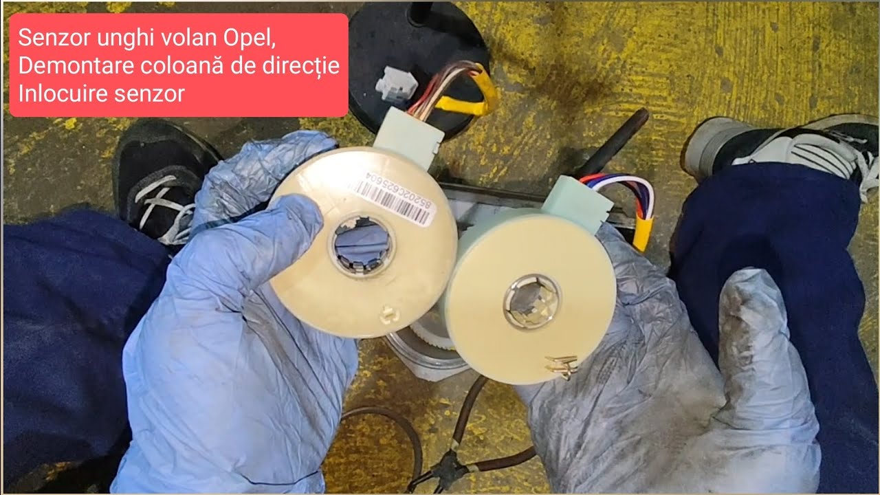 Senzor unghi volan Opel CORSA D, demontare coloană de direcție, &icirc;nlocuire senzor C0460, C0545