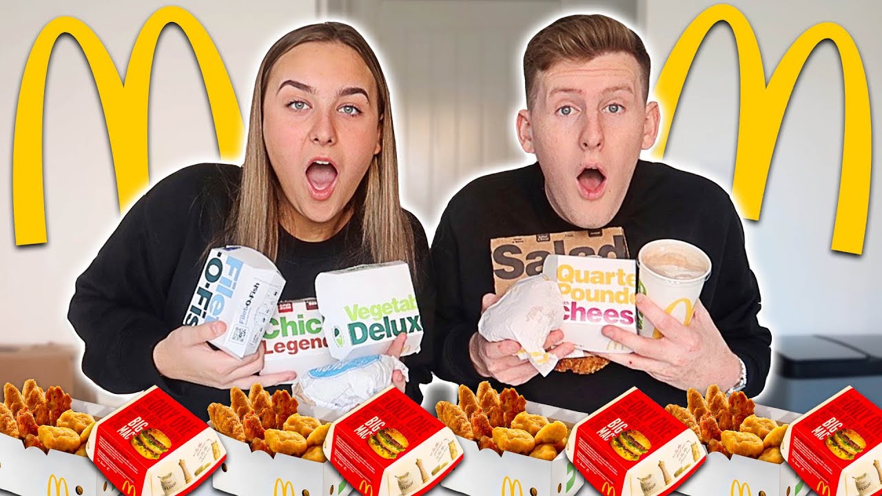Trying EVERYTHING We've NEVER Tried Before From MCDONALDS With Brother!!