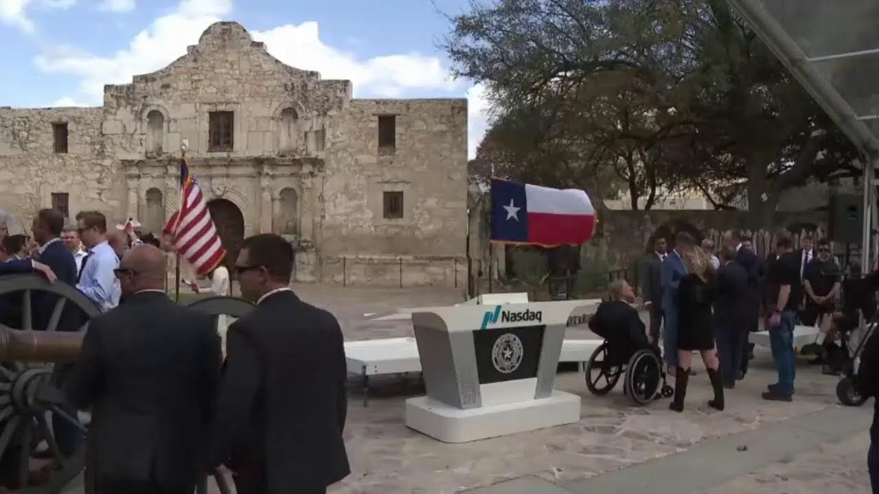 WATCH LIVE | Nasdaq Texas debuts with Closing Bell ceremony at the Alamo