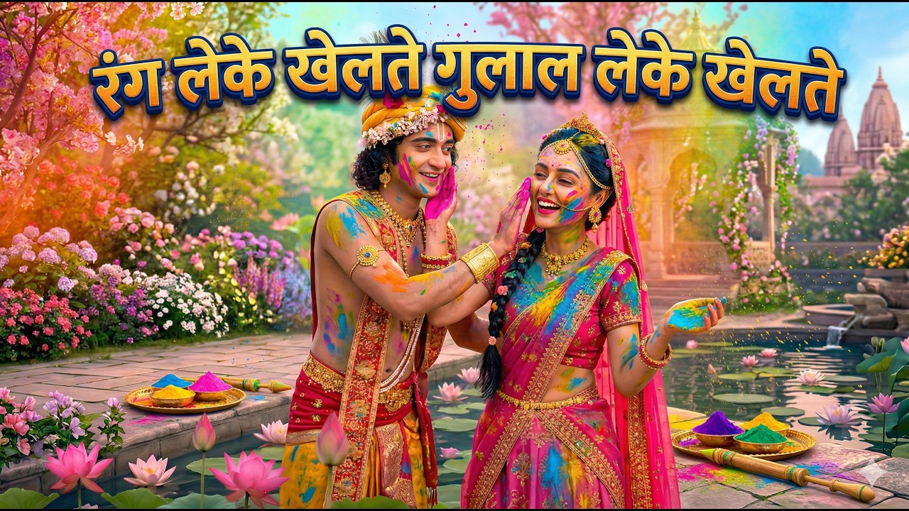 Rang Leke Khelte Gulal Leke Khelte | Radha Sang Holi Nanadlal Khelate | Happy Holi |