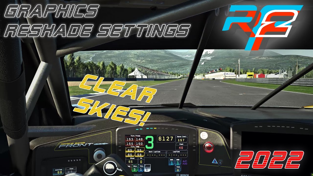 rFactor2 - ReShade for Better Weather...AMAZING Improvement!