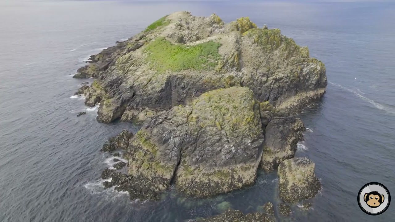 Gulland Rock at Trevose Head, Cornwall 4K