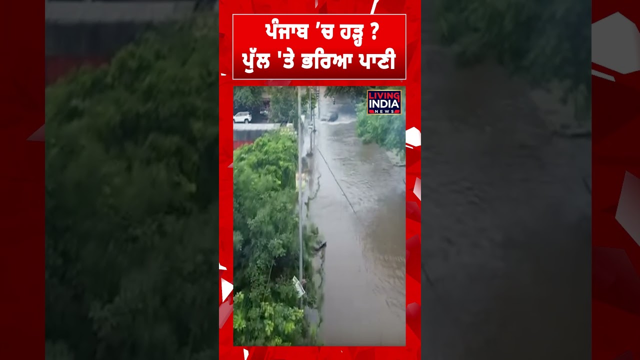 Punjab &rsquo;ਚ ਹੜ੍ਹ ? ਪੁੱਲ 'ਤੇ ਭਰਿਆ ਪਾਣੀ | Heavy Rain | Ropar News