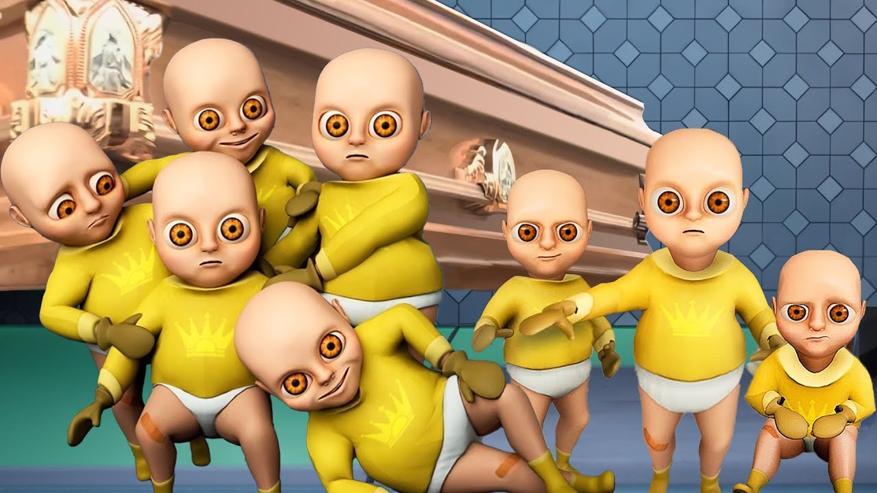 1000 BABY CLONES! The Baby in Yellow - Coffin Dance Song (COVER)