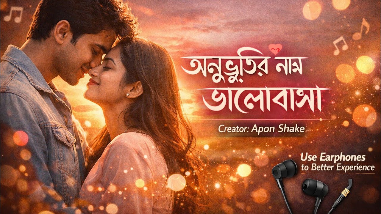অনুভূতির নাম ভালোবাসা | বাংলা রোমান্টিক গান | Heart Touching Love Song 2026